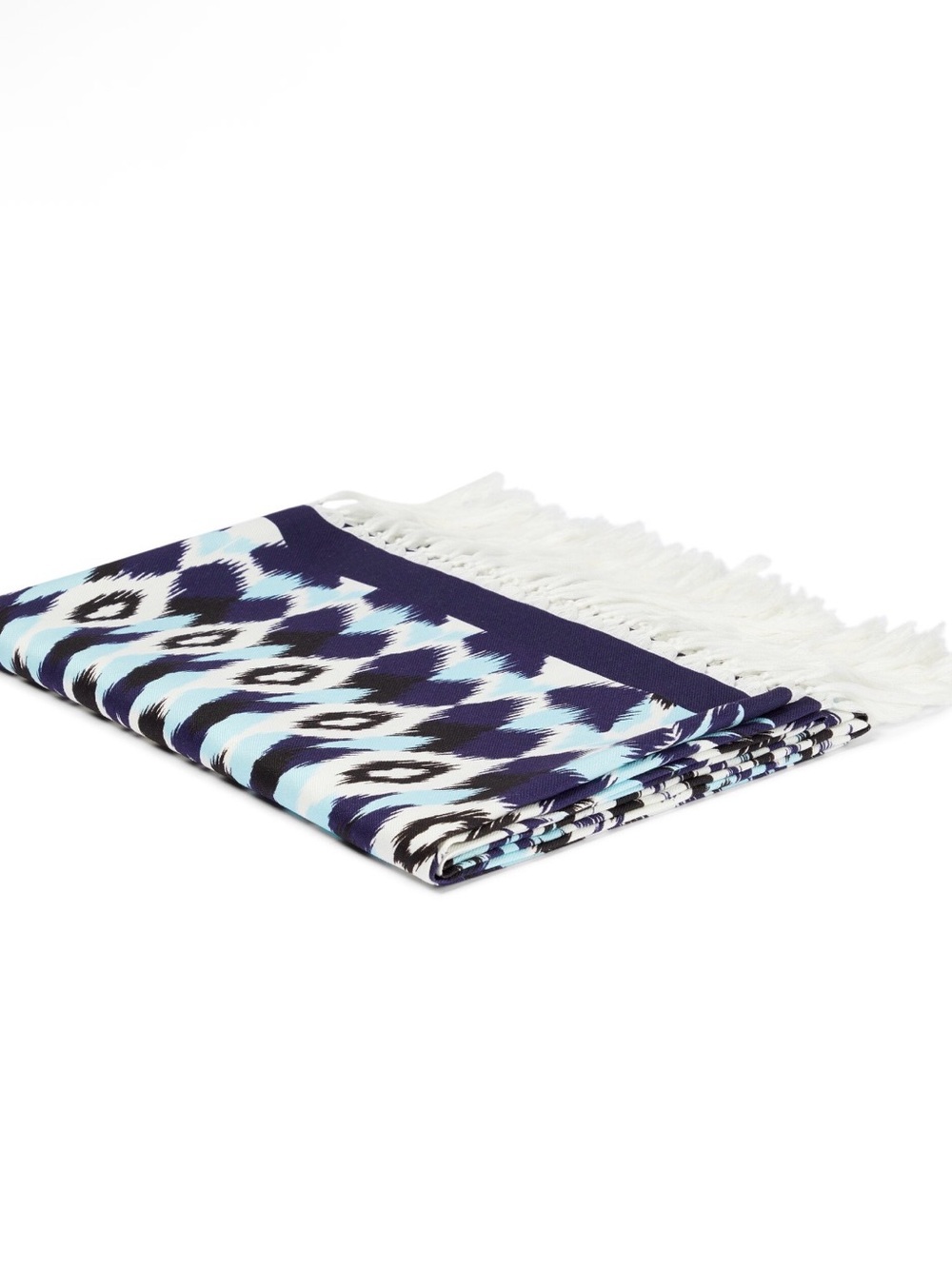 VALENTINO Printed cotton beach towel